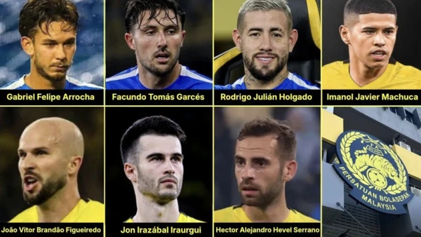 7 cầu thủ nhập tịch của đội tuyển Malaysia.