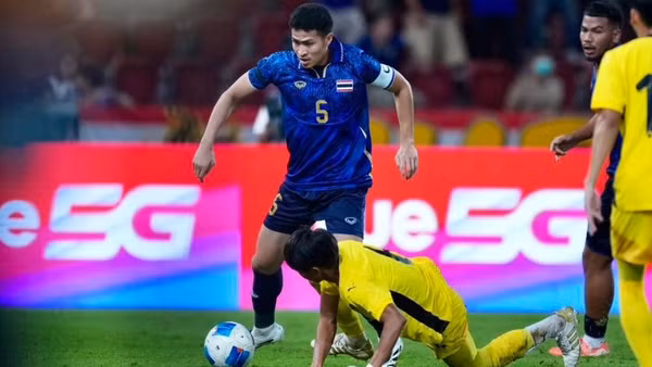 U22 Thái Lan giành quyền vào chơi chung kết gặp U22 Việt Nam. (Ảnh: FAT)