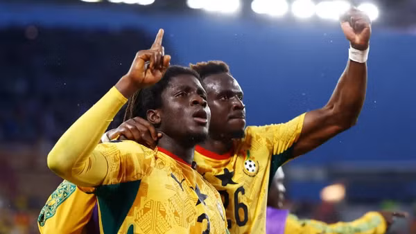 Các tuyển thủ Ghana ăn mừng bàn thắng duy nhất của trận đấu. (Ảnh: FIFA)