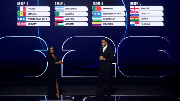 Buổi lễ bốc thăm chia bảng World Cup 2026. (Ảnh: FIFA)