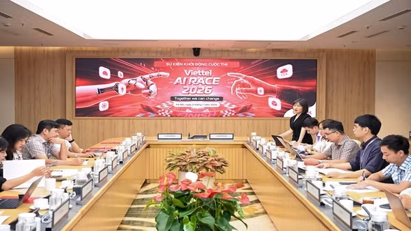 Quang cảnh Lễ phát động cuộc thi Viettel AI Race 2026.