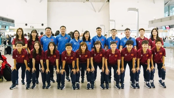 Các thành viên đội tuyển futsal nữ Việt Nam tham dự Giải vô địch Đông Nam Á 2026. (Ảnh: Thái Sơn Nam FC) 