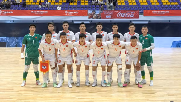 Đội tuyển futsal Việt Nam khép lại hành trình SEA Games 33. (Ảnh: VFF)
