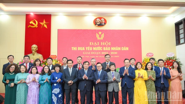 [Ảnh] Toàn cảnh Đại hội Thi đua yêu nước Báo Nhân Dân giai đoạn 2025-2030