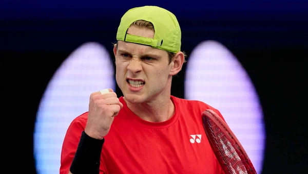 Zizou Bergs xuất sắc giúp đội tuyển quần vợt Bỉ giành lợi thế. (Ảnh: United Cup)