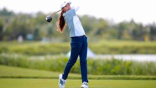 Golfer 17 tuổi Pei-Wei Chan thi đấu ấn tượng. (Ảnh: Hiệp hội Golf Việt Nam)