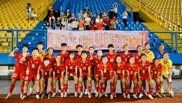 Đội tuyển U17 nữ Việt Nam đã xuất sắc giành tấm vé vào Vòng chung kết U17 nữ châu Á 2026 diễn ra tại Trung Quốc. (Ảnh: VFF)