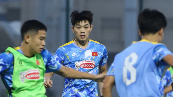 Nguyễn Đình Bắc và các đồng đội chuẩn bị cho hành trình tại Vòng chung kết U23 châu Á 2026. (Ảnh: VFF)