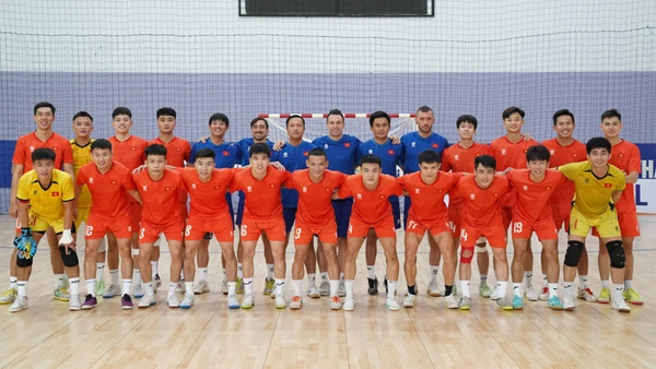 Đội tuyển futsal Việt Nam chuẩn bị tham dự Vòng chung kết futsal châu Á 2026. (Ảnh: VFF)