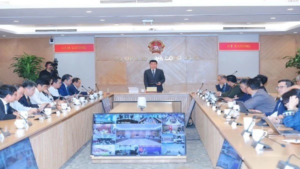 Quang cảnh buổi lễ.