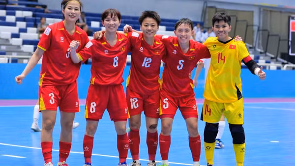 Đội tuyển futsal nữ Việt Nam tiếp tục giữ vị trí thứ 11 thế giới. (Ảnh: VFF)