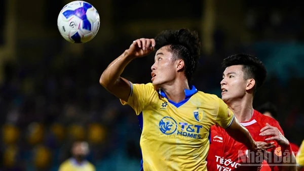 Hà Nội FC chấp nhận thua tối thiểu 0-1 trước Thể Công Viettel. (Ảnh: TRẦN HẢI)