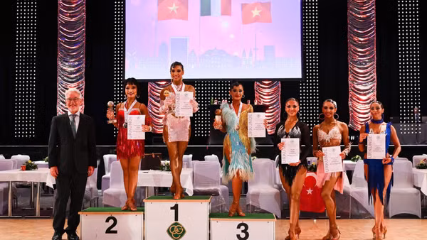 Đội tuyển Khiêu vũ thể thao Việt Nam sẵn sàng cho Giải Vô địch Khiêu vũ Thể thao châu Á 2026.