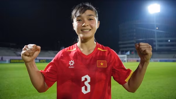 Cầu thủ Thùy Linh của đội tuyển U20 nữ Việt Nam. (Ảnh: VFF)