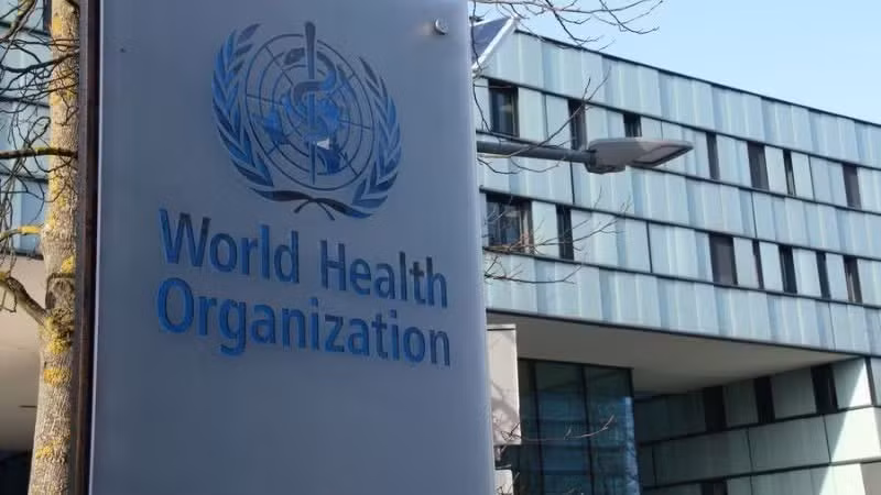 Trụ sở của Tổ chức Y tế thế giới (WHO) tại Geneva, Thụy Sĩ. (Ảnh: Xinhua/Liu Qu) 