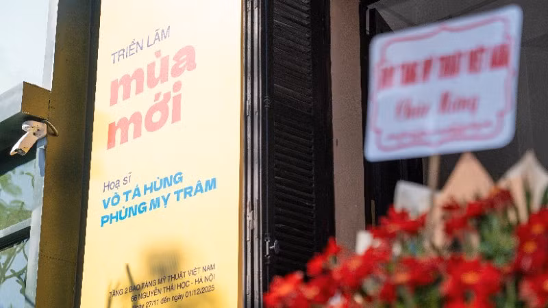 Triển lãm “Mùa mới” mang làng quê, hoa sen vào Hà Nội.