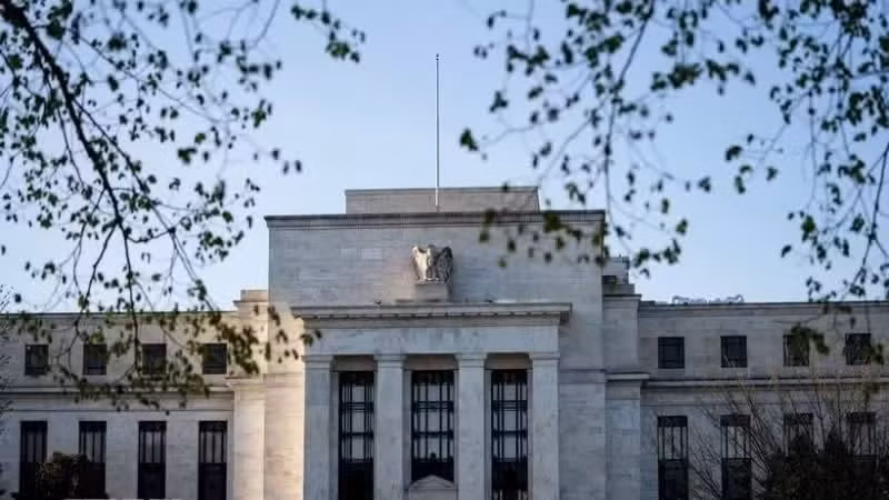 Trụ sở Cục Dự trữ Liên bang Mỹ (FED) ở Washington D.C. (Ảnh: THX/TTXVN) 