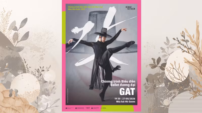 Poster chương trình (Ảnh: Trung tâm Văn hóa Hàn Quốc tại Việt Nam cung cấp)