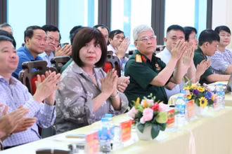 Đại diện các cơ quan báo chí tham dự cuộc gặp mặt.
