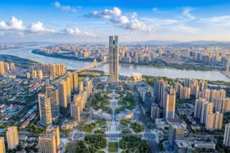 Phối cảnh Trục đại lộ cảnh quan sông Hồng sau khi hoàn thành xây dựng. (Ảnh: Nhà đầu tư thực hiện dự án Trục đại lộ cảnh quan sông Hồng tại Hà Nội cung cấp)