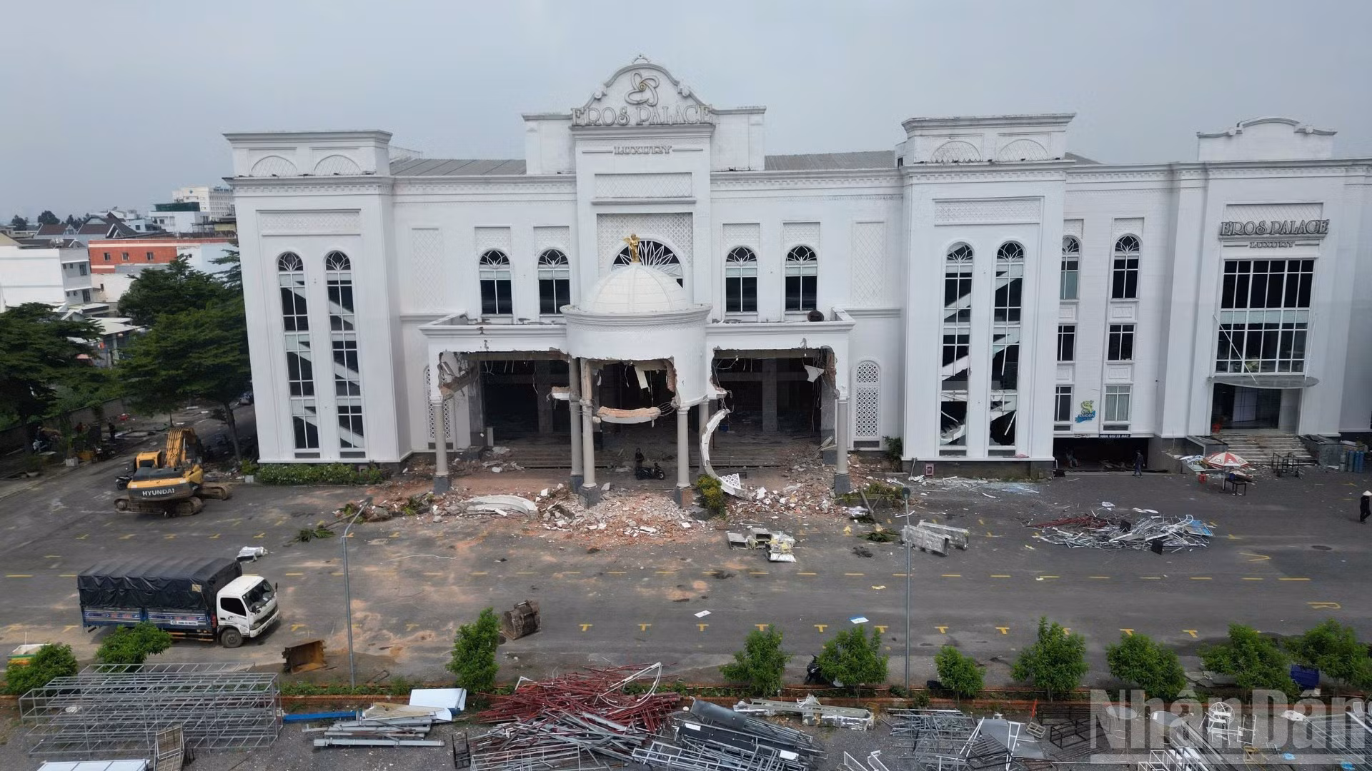 Khu A với quy mô 5 tầng, diện tích 3.500m2 hoàn thành, đưa vào sử dụng nhiều năm qua tổ chức các sự kiện, tiệc cưới.