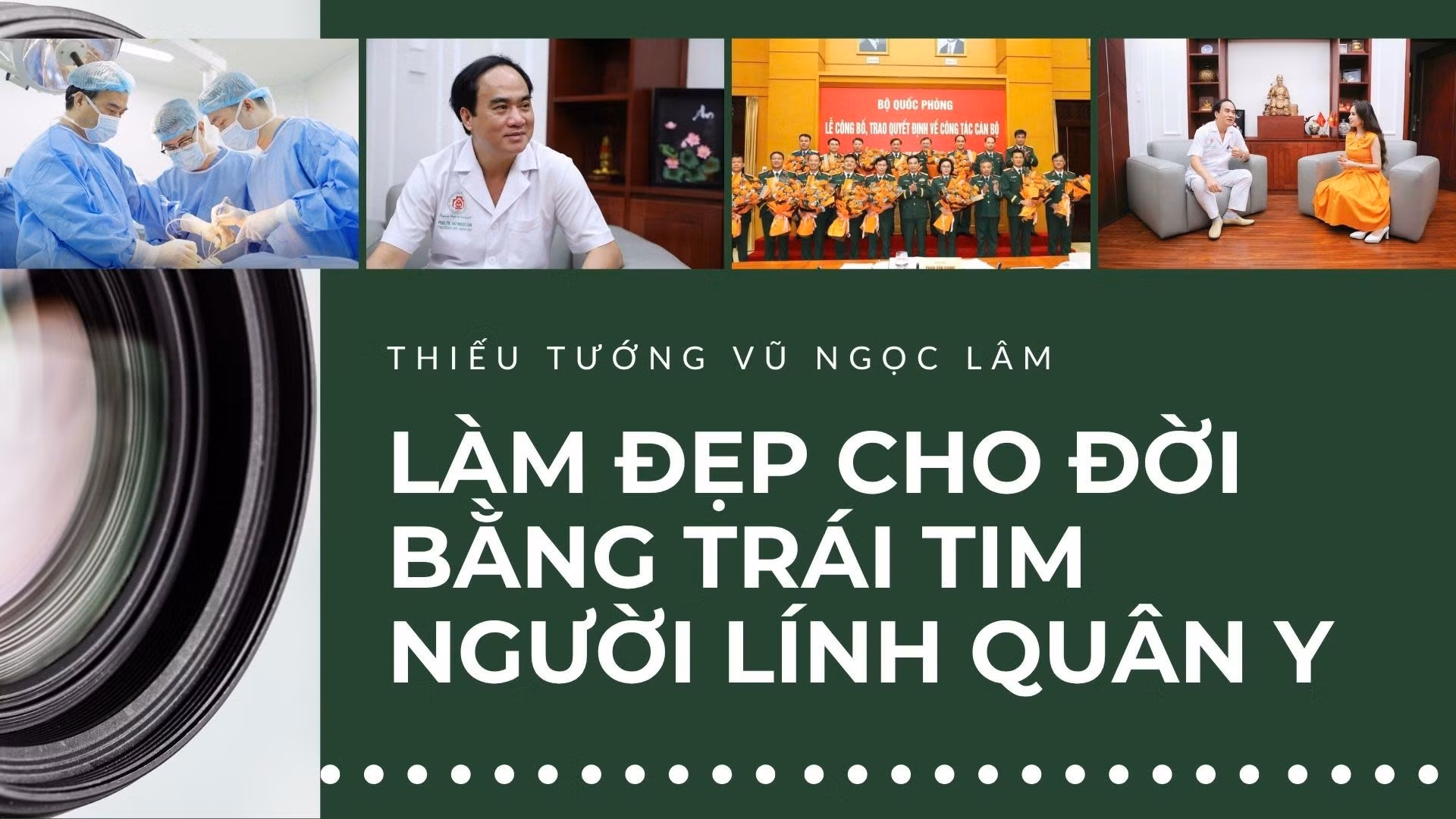 Thiếu tướng Vũ Ngọc Lâm: Làm đẹp cho đời bằng trái tim người lính quân y