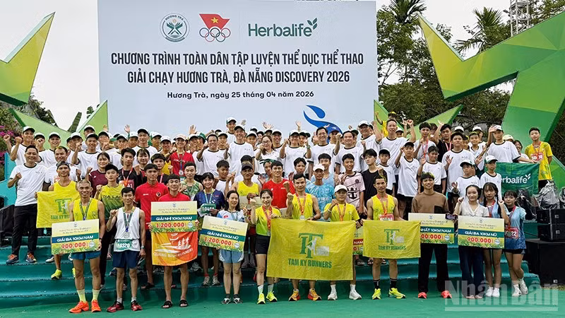 “Chương trình toàn dân tập luyện thể dục thể thao - giải chạy Hương Trà, Đà Nẵng discovery 2026” được thiết kế nhằm hiện thực hóa mục tiêu nâng cao sức khỏe toàn dân thông qua các hoạt động thể chất đa dạng.