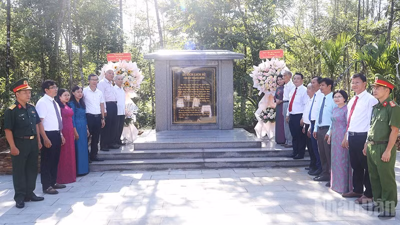 Nơi thành lập Chi bộ Thạnh Bình đã được Ủy ban nhân dân tỉnh Quảng Nam xếp hạng Di tích Văn hóa-lịch sử cấp tỉnh vào năm 2018.