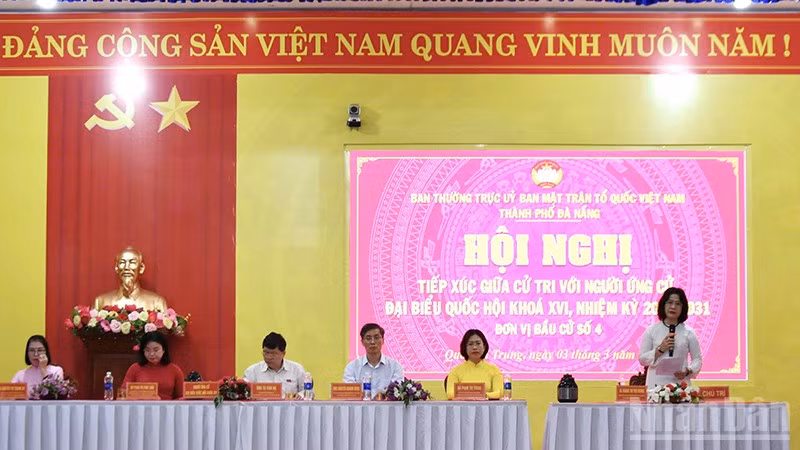 Ban Thường trực Ủy ban Mặt trận Tổ quốc Việt Nam thành phố Đà Nẵng tổ chức Hội nghị tiếp xúc giữa cử tri với người ứng cử đại biểu Quốc hội khóa XVI, nhiệm kỳ 2026-2031, đơn vị bầu cử số 4 tại xã Quế Sơn Trung.