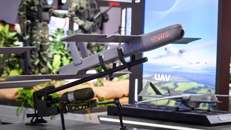 UAV cảm tử VU-C2. (Ảnh: THÀNH ĐẠT)