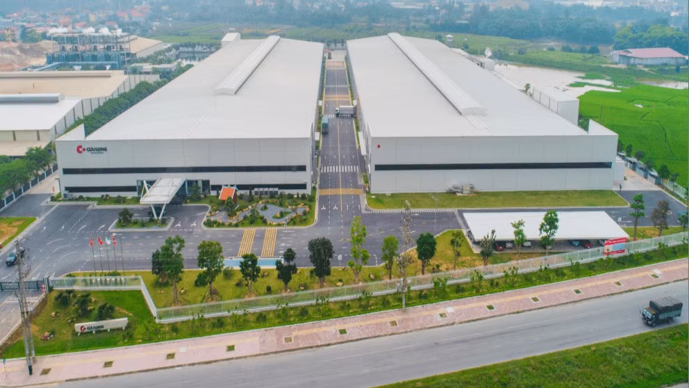 Nhà máy sản xuất bao bì của Công ty cổ phần kỹ thuật bao bì Cửu Long tại phường Phúc Yên (Phú Thọ). (Ảnh: CỬU LONG)