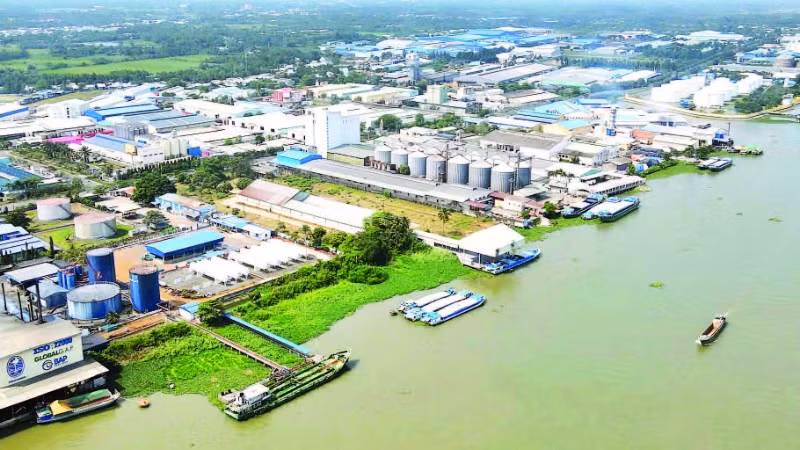 Một góc Khu công nghiệp Trà Nóc (Cần Thơ).