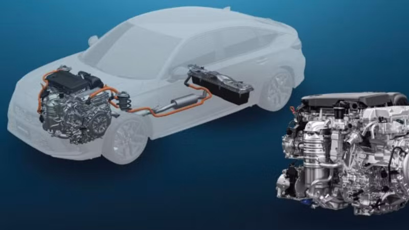 Một hệ thống hybrid của xe ô-tô. (Ảnh Honda Việt Nam)