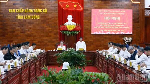 Quang cảnh hội nghị. (Ảnh: N.L)