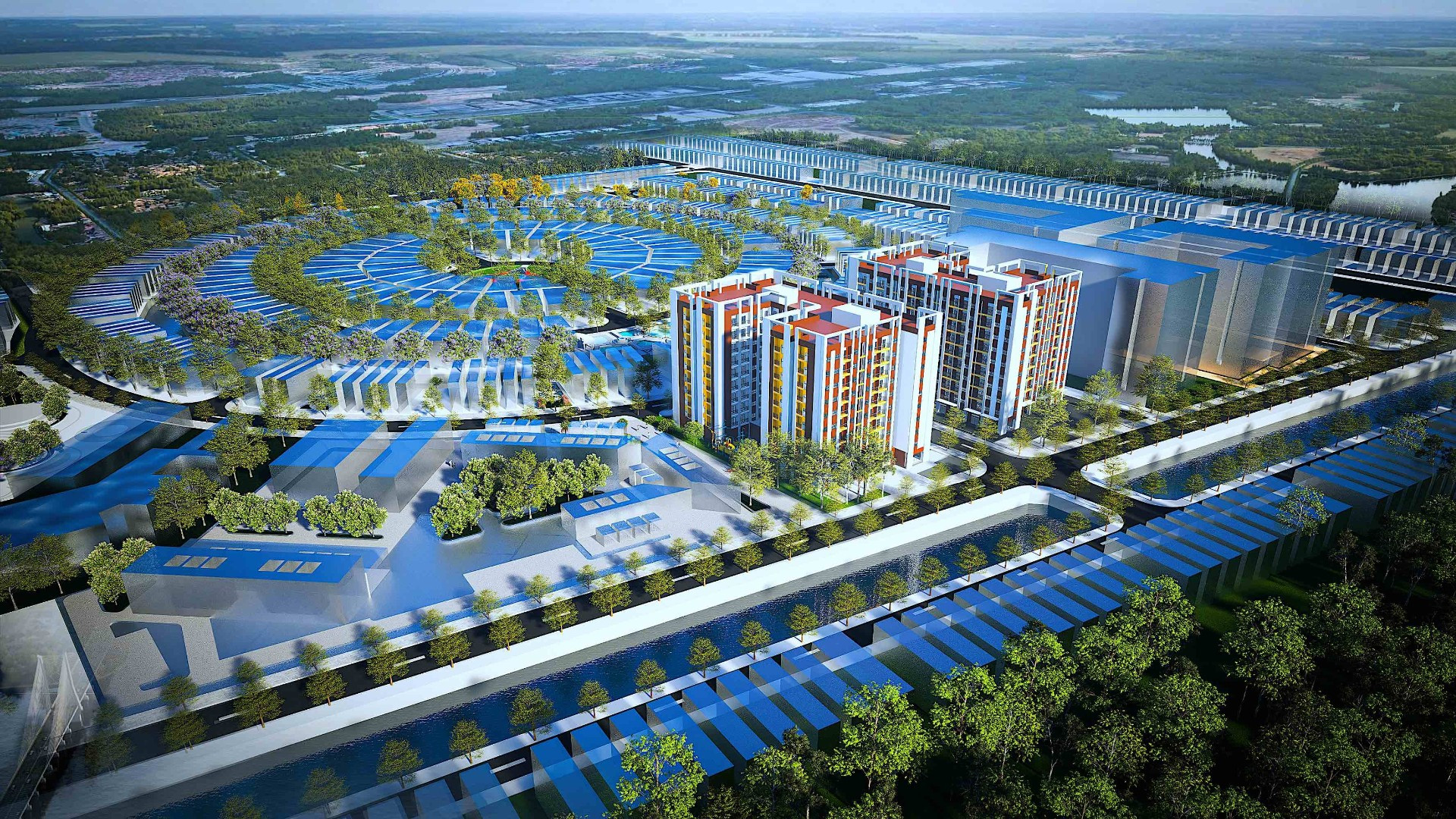 Phối cảnh nhà ở xã hội tại Phường An Xuyên, tỉnh Cà Mau do Tập đoàn T&T Group làm chủ đầu tư. khoi-cong-4-134.jpg