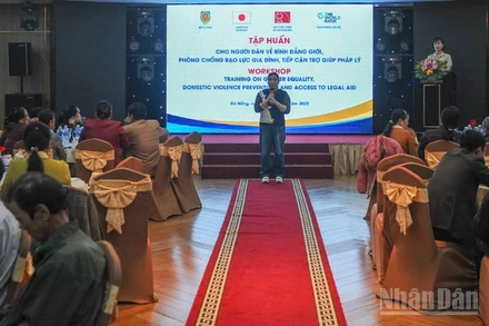 Quang cảnh hội nghị tập huấn.