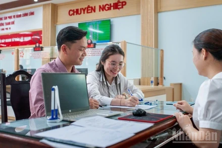 Giả định đăng ký kết hôn tại Trung tâm phục vụ hành chính công phường Thanh Khê.