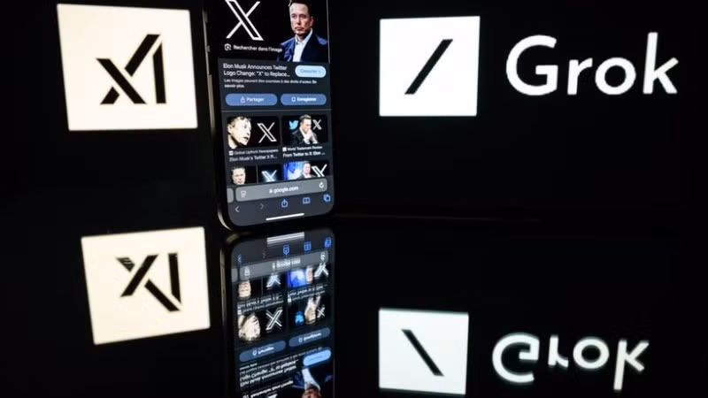Chatbot Grok. (Nguồn: France 24)