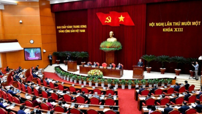 Sau Hội nghị Trung ương 11 khóa XIII, Bộ Chính trị, Ban Bí thư đã ban hành nhiều Kết luận quan trọng về tiếp tục sắp xếp, tinh gọn bộ máy của hệ thống chính trị. (Ảnh: Đăng Khoa)