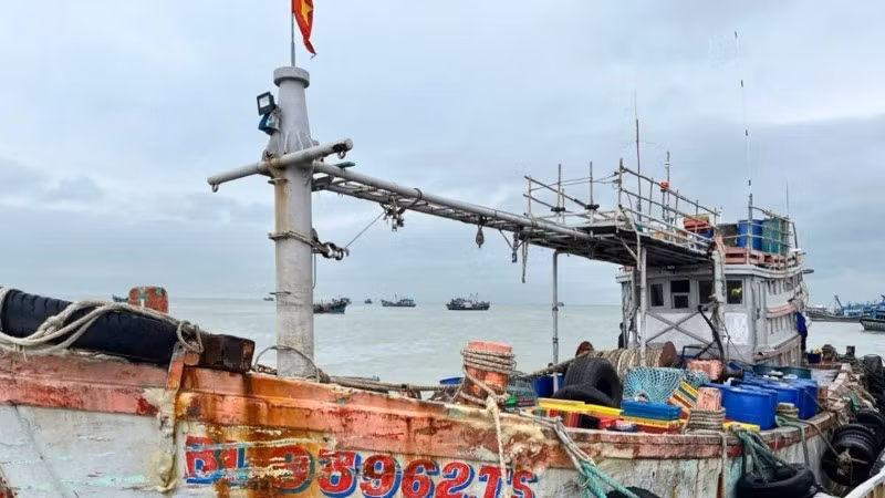 Phương tiện được dẫn giải về vịnh Hòn La, tỉnh Quảng Trị. 