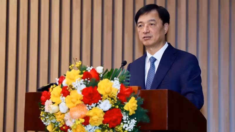 Ủy viên Bộ chính trị, Bí thư Thành ủy Hà Nội Nguyễn Duy Ngọc phát biểu chỉ đạo tại hội nghị. (Ảnh: VGP/GH)