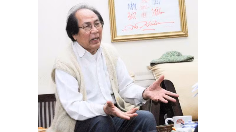 Giáo sư - nhà nghiên cứu, nghệ sĩ Hoàng Chương.