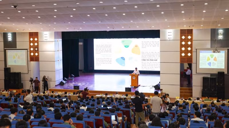 Quang cảnh hội nghị. (Ảnh: THANH TÙNG)