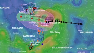 (Ảnh: Hệ thống Giám sát thiên tai Việt Nam)