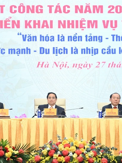 Thủ tướng Phạm Minh Chính dự và chủ trì hội nghị.