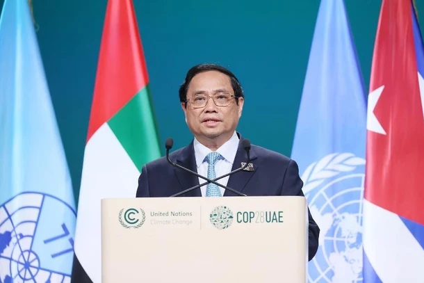 Thủ tướng Phạm Minh Chính phát biểu tại hội nghị. 