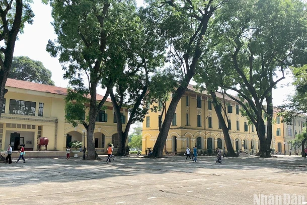 Trường THPT Chu Văn An. (Ảnh: LÊ HÀ)