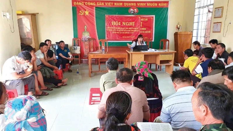 Dự án Luật Phổ biến, giáo dục pháp luật (sửa đổi) đề xuất 6 nhóm chính sách cốt lõi