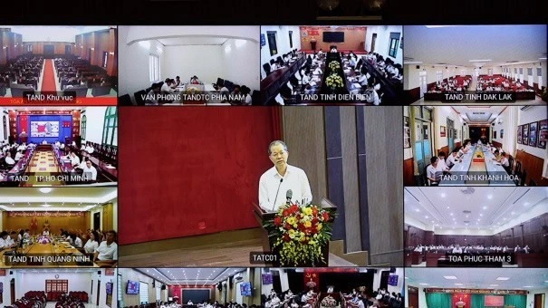 Tòa án nhân dân tối cao đẩy mạnh chuyển đổi số với nền tảng quản lý án toàn trình