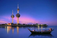 Thủ đô Kuwait nhìn từ xa. (Ảnh: Theo Đại sứ quán Việt Nam tại Kuwait)